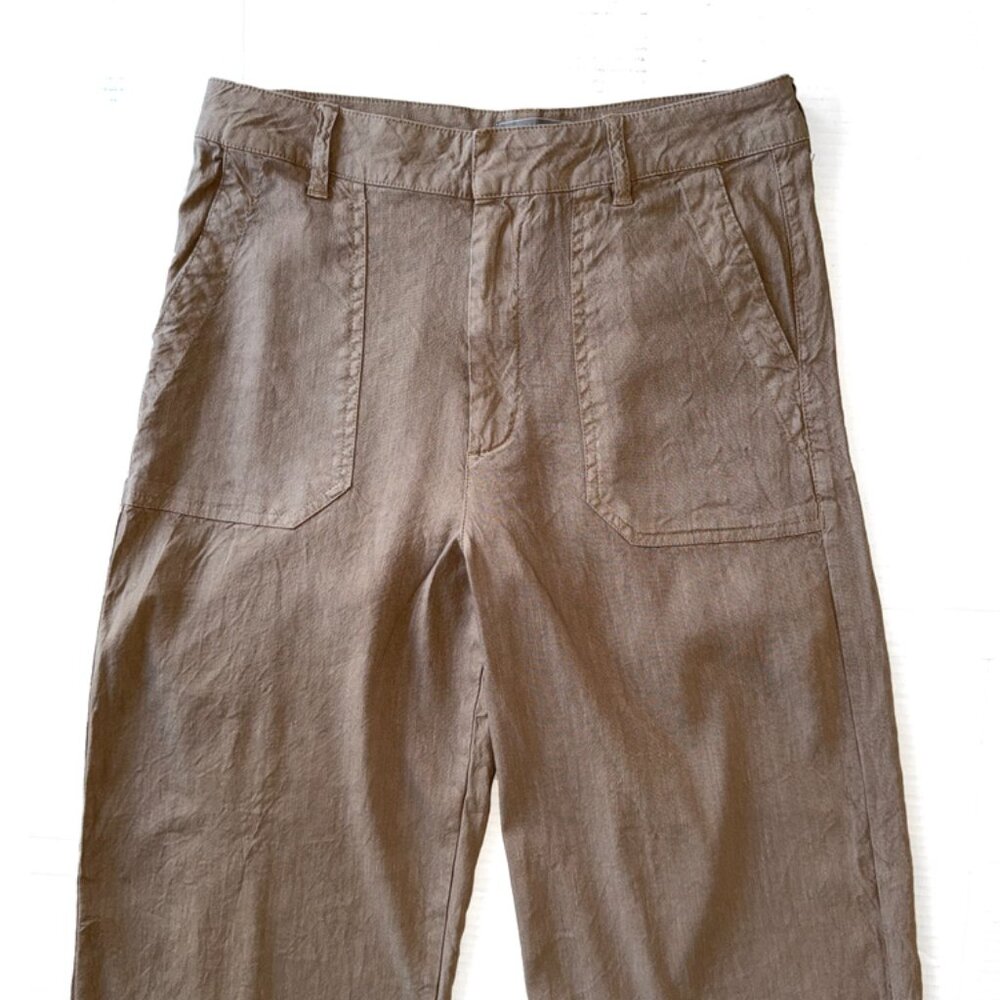 Kut from the Kloth Topaz Linen Wide Leg Pants - Picture 2 of 9